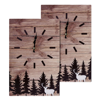 Set aus 2 Wanduhren