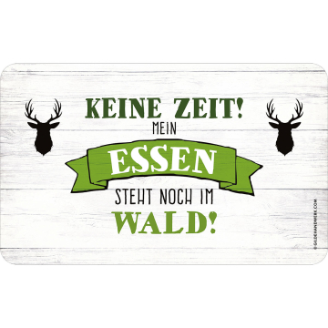 Frühstücksbrettchen "Keine Zeit" (6er Set)