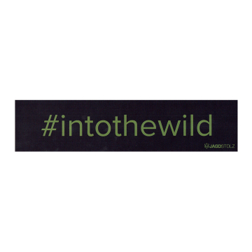 Jagdstolz Bumper Sticker #intothewild Oliv