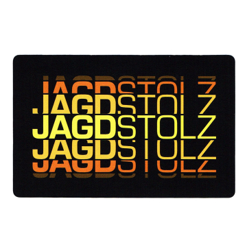 Jagdstolz Sticker Logo 80s Black