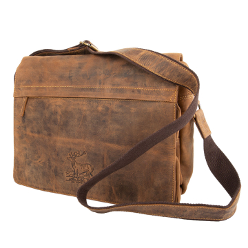 Greenburry Vintage Hunting Leder Umhängetasche