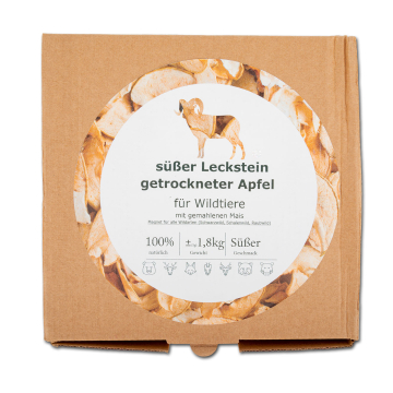 Wildlutscher Leckstein süßer Apfel (getrockneter Apfel)