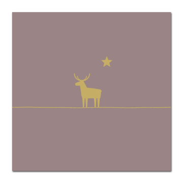 PPD Servietten Pure Deer chocolate