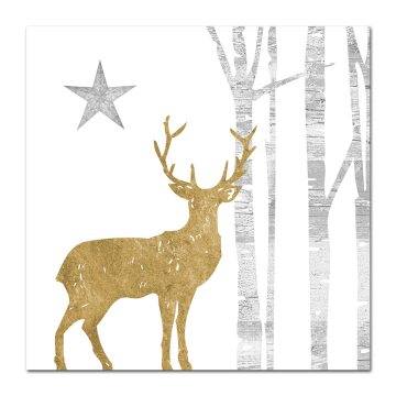 PPD Servietten Mystic Deer gold