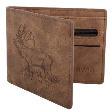 RYPO Brieftasche Rothirsch-Motiv