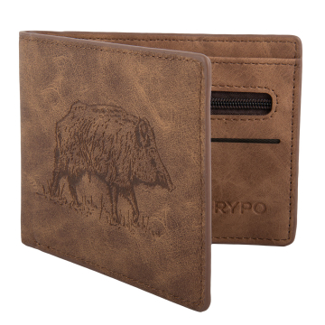 RYPO Brieftasche Wildschwein-Motiv