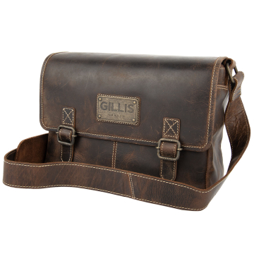 GILLIS LONDON Leder Schultertasche Trafalgar vintage brown