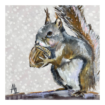 PPD Servietten Squirrel Portrait