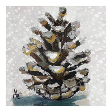 PPD Servietten Pinecone Portrait