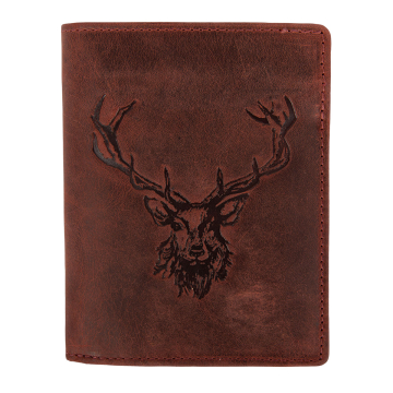 Greenburry Vintage Hunting Geldbörse Royal Stag Hochformat