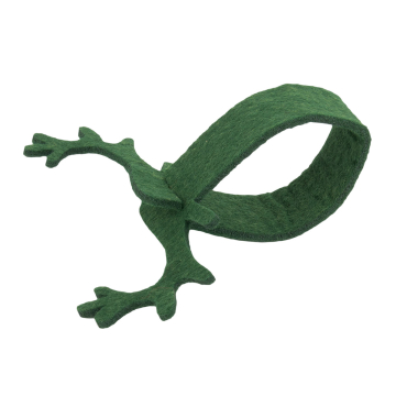 Filz-Serviettenring mit Geweih Grün