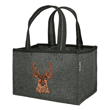 GILDE Flaschentasche Hirsch