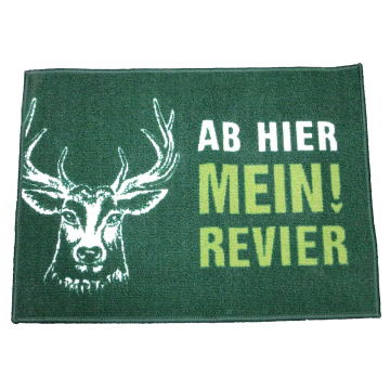 GILDE Fußmatte "Ab hier mein Revier"