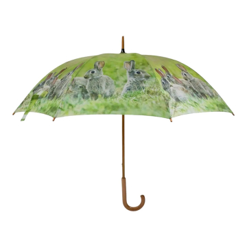 Regenschirm Motiv Kaninchen-Familie 105 cm