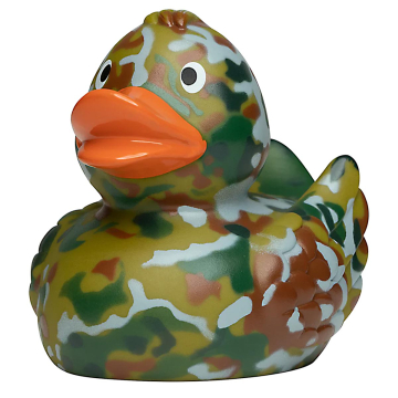 Quietscheente Tarnfleck Camo