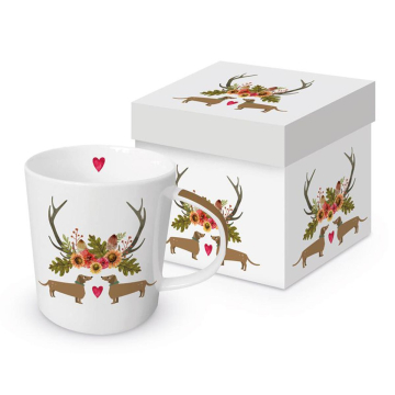 PPD Tasse Waltraut & Walter in Geschenkbox