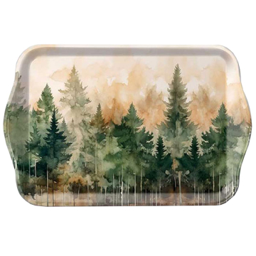 Ambiente Tablett Evergreen trees