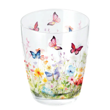 Ambiente Wasserglas Butterflies in field