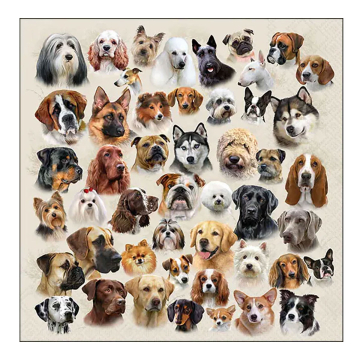 Ambiente Servietten Collection of dogs