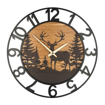 GILDE Wanduhr Waldesruh