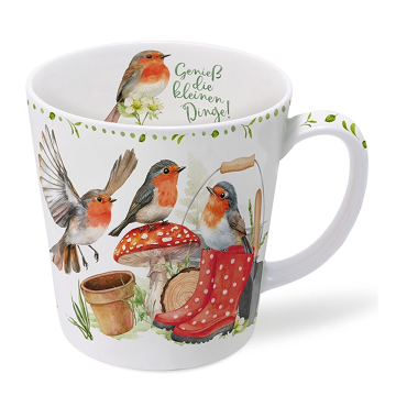 Becher/Tasse Sommerrotkehlchen