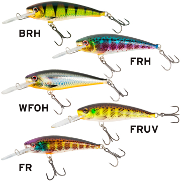Hybrida Wobbler Typ: "K 4-Crankbait" - schwimmend