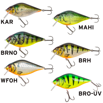 Hybrida Wobbler Typ: "K 3-Crankbait" - schwimmend