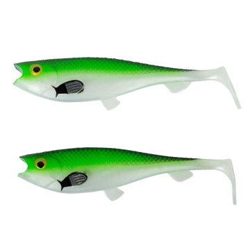 FISCH & FANG Edition: Shad INVDR Silver Chartreuse 14 cm