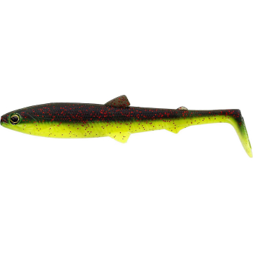 Westin Bullteez Shadtail Black/Chartreuse