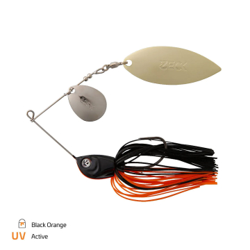 ZECK Spinnerbait Black Orange