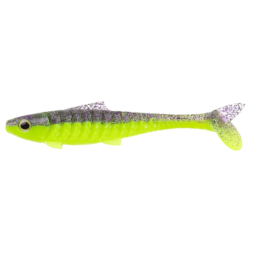 ZECK Gummiköder UBS Baby Rippler 12 cm Purple Chartreuse (3 Stück)