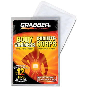 GRABBER Körperwärmer mit Klebefläche