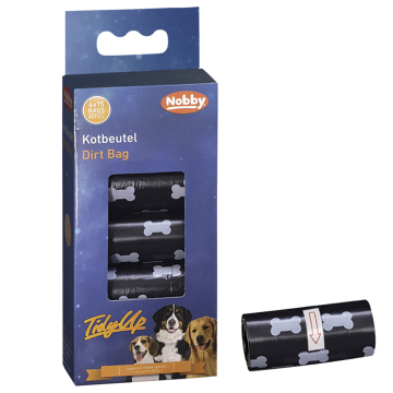 Nobby TidyUp Kotbeutel mit Knochendruck