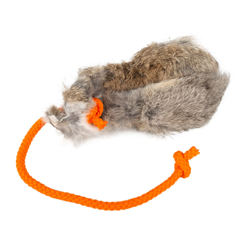 ROMNEYS Dummyball mit Kaninchenfell