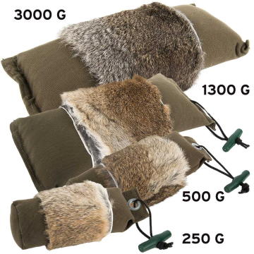 ROMNEYS Dummy mit Kaninchenfell Khaki