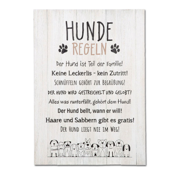 Schild Hundebande