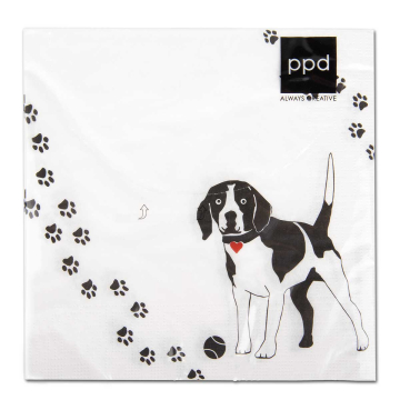 PPD Serviette Atelier Chiens