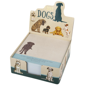 Zettelkästchen I love Dogs