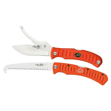 OUTDOOR EDGE Flip n' Blaze Saw Combo Orange