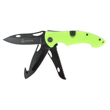 PUMA XP Trifecta 3-Klingen Schliessmesser, GRÜN