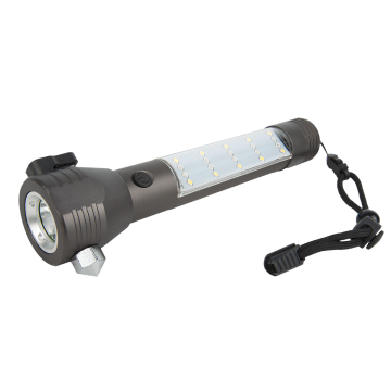 Notfall-Taschenlampe Gunmetall