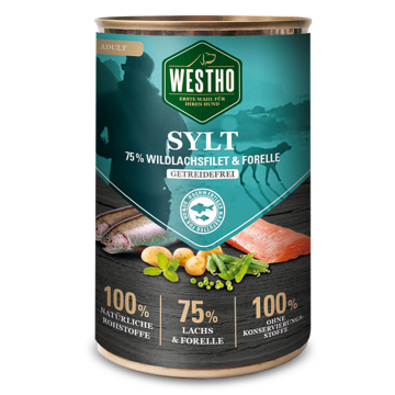 WESTHO Nassfutter Sylt (mit 75 % Wildlachs und Forelle)