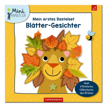 Mein erstes Bastelset: Blätter-Gesichter