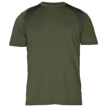 Pinewood Herren T-Shirt Finnveden Airvent Function Moosgrün