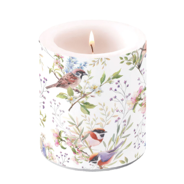 Ambiente Kerze Busy Birds