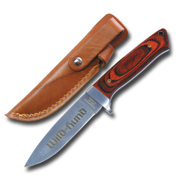 WILD UND HUND Edition: Gürtelmesser 114210 mit Klingenätzung