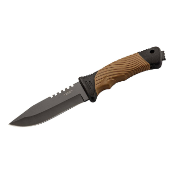 Herbertz CJH Gürtelmesser schwarz/braun