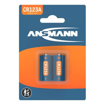 ANSMANN Lithium Batterie CR123A / CR17335 (2er Pack)