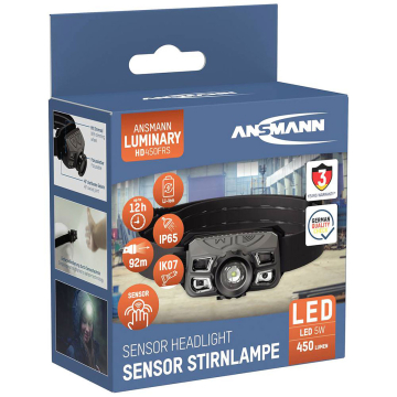 ANSMANN Stirnlampe HD450FRS