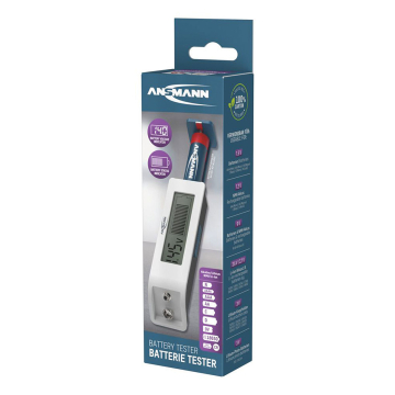 ANSMANN Comfort Check Universeller Batterietester